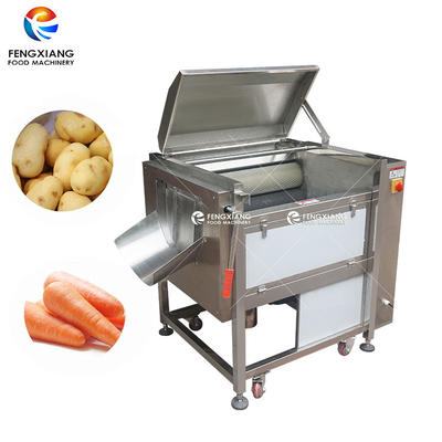 Rollen-Bürsten-automatische Nahrungsmittelschälmaschine-Manioka-Karotten-Taro Peeling And Washing-Maschine